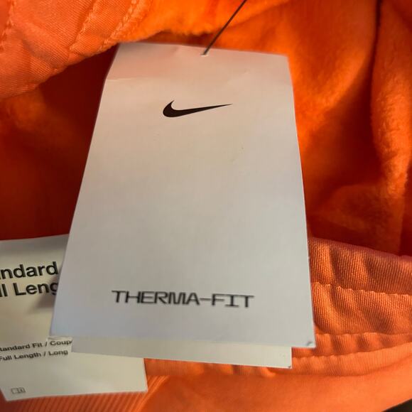 Nike Womens Sweatpants Coral Dry Fit Pull On Therma Anke Zip Jogger Stretch 2X - Picture 5 of 14